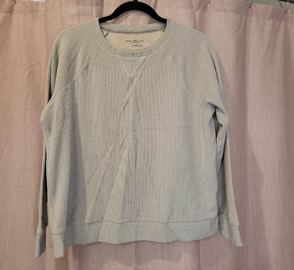 Marc New York Men's Crewneck Sweater in Light Gray